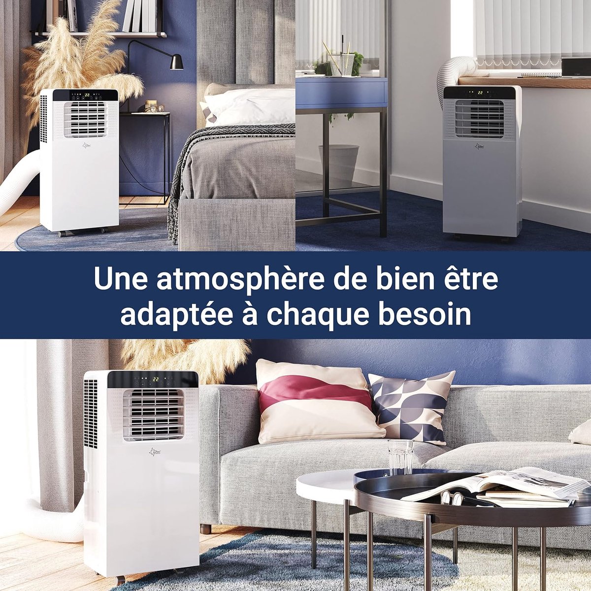 Mobiele Airconditioner 3-in-1 voor Ruimten tot 25 m² | - afbeelding 2