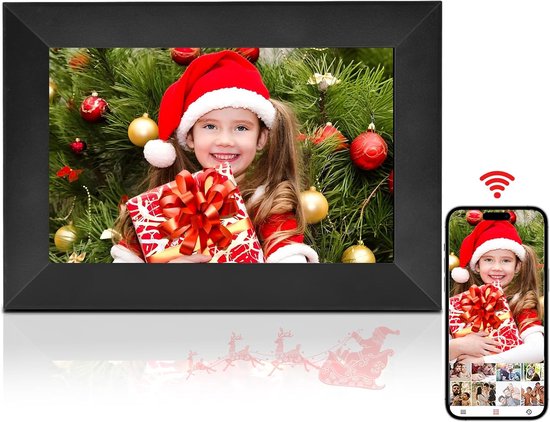 Strex Digitale Fotolijst met WiFi - 10.1 Inch Touchscreen - Frameo sof