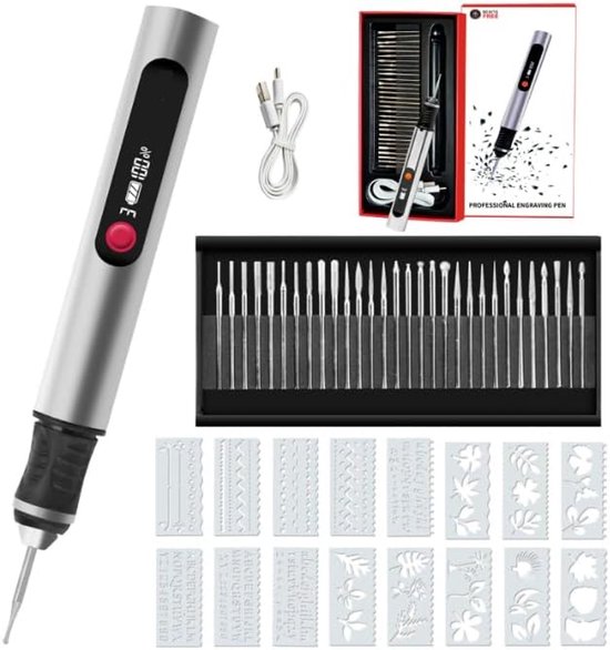 Multifunctionele Elektrische Graveerpen - Oplaadbare USB