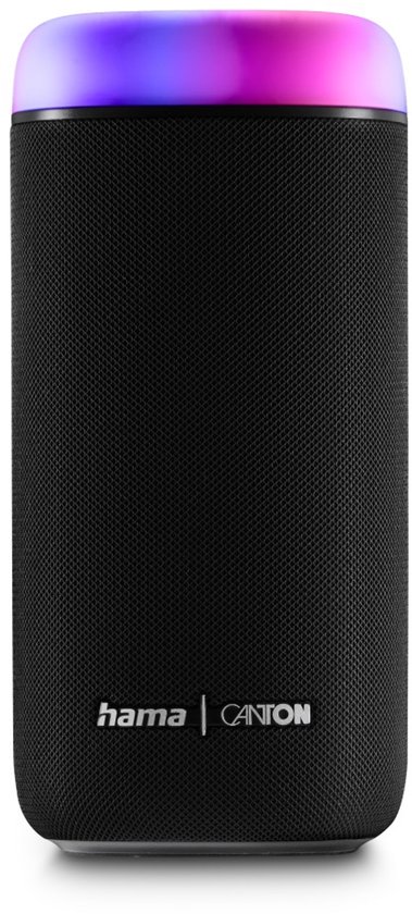Hama Bluetooth speaker Glow Pro 30W krachtig geluid, 5 lichtmodi, IPX4 spatwaterdicht, zwart, draagbaar