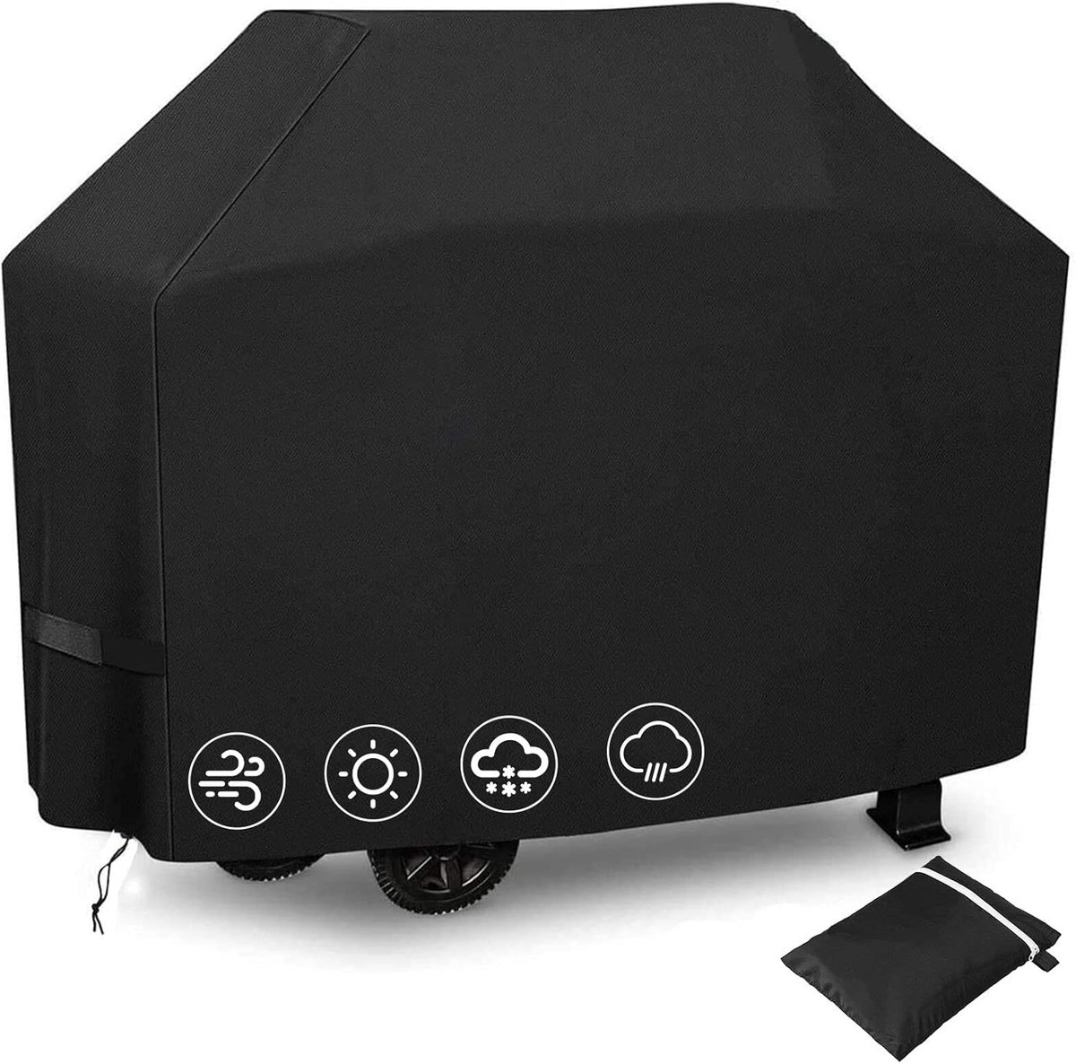 Waterdichte BBQ Afdekhoes voor Gasgrill - 145x61x117cm
