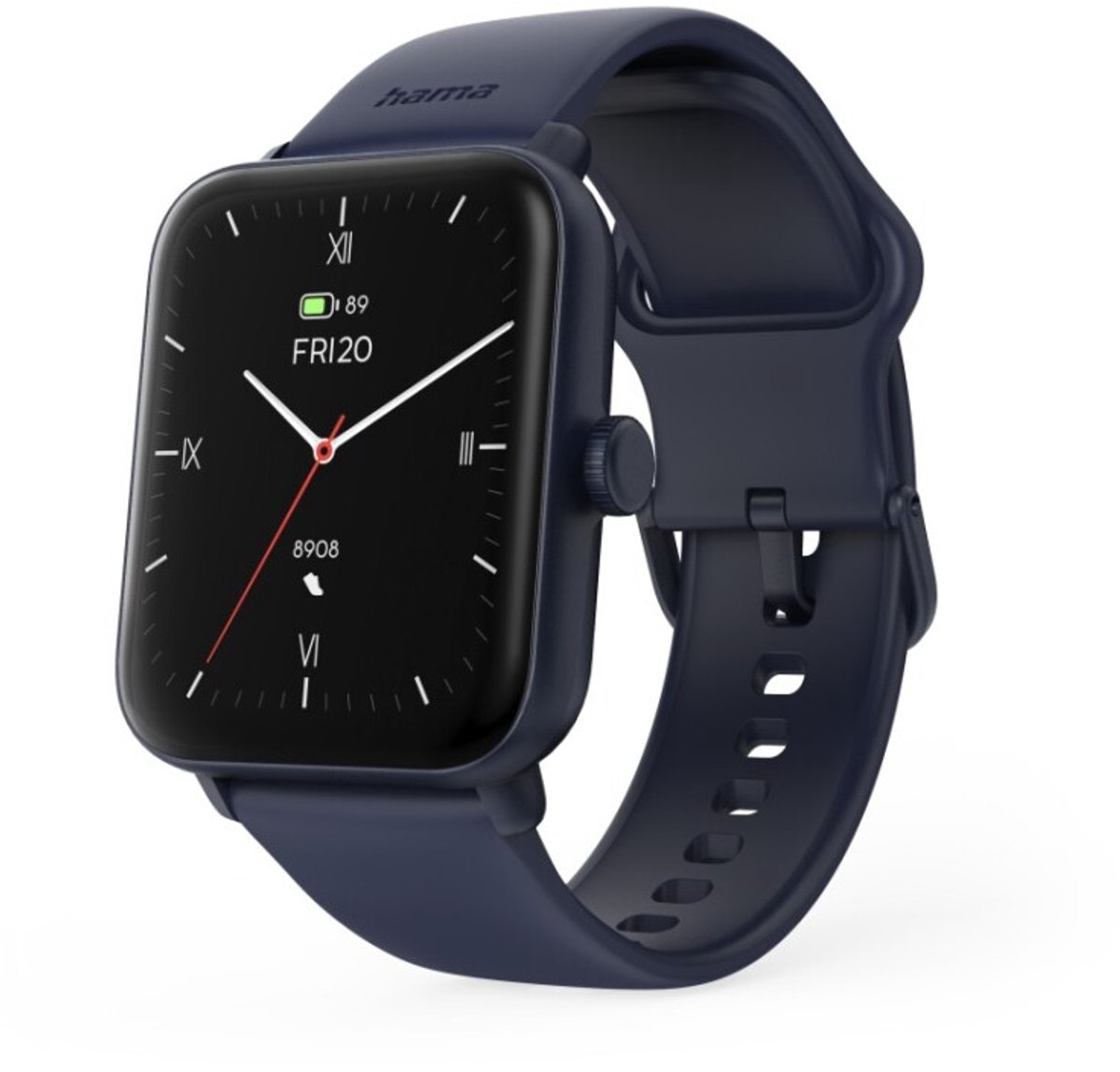 Hama Smartwatch 6010 GPS TFT-Display Telefoonfunctie Waterdicht 1.65 Inch Donkerblauw