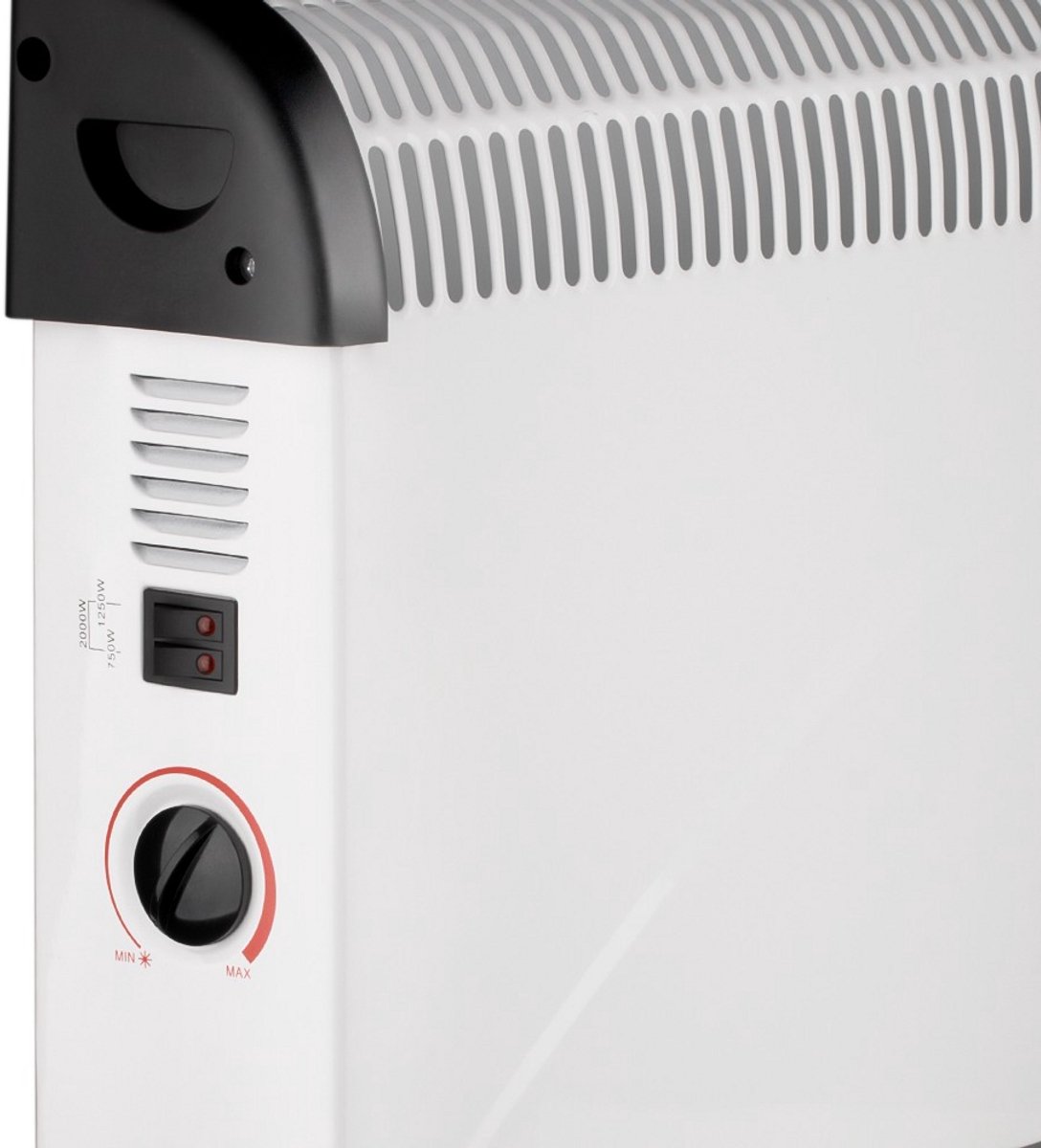 RAF Convector Kachel - 3 warmtestanden - 750/1250/2000W, Regelbare Thermostaat - Compact en Geruisloos