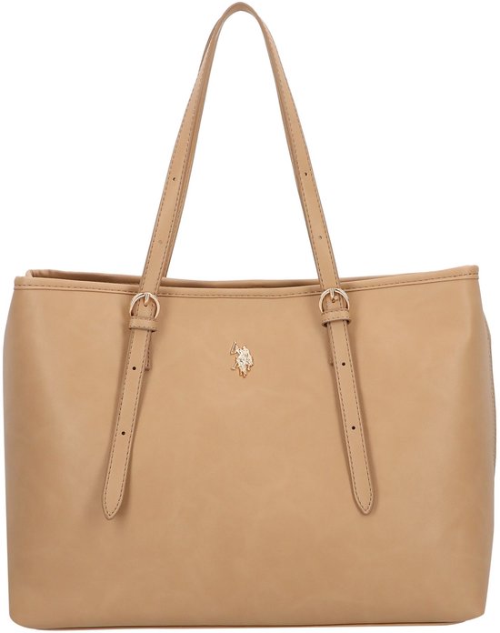U.S. POLO ASSN. sac à épaule Blackstone Shopping Bag Beige marron clair