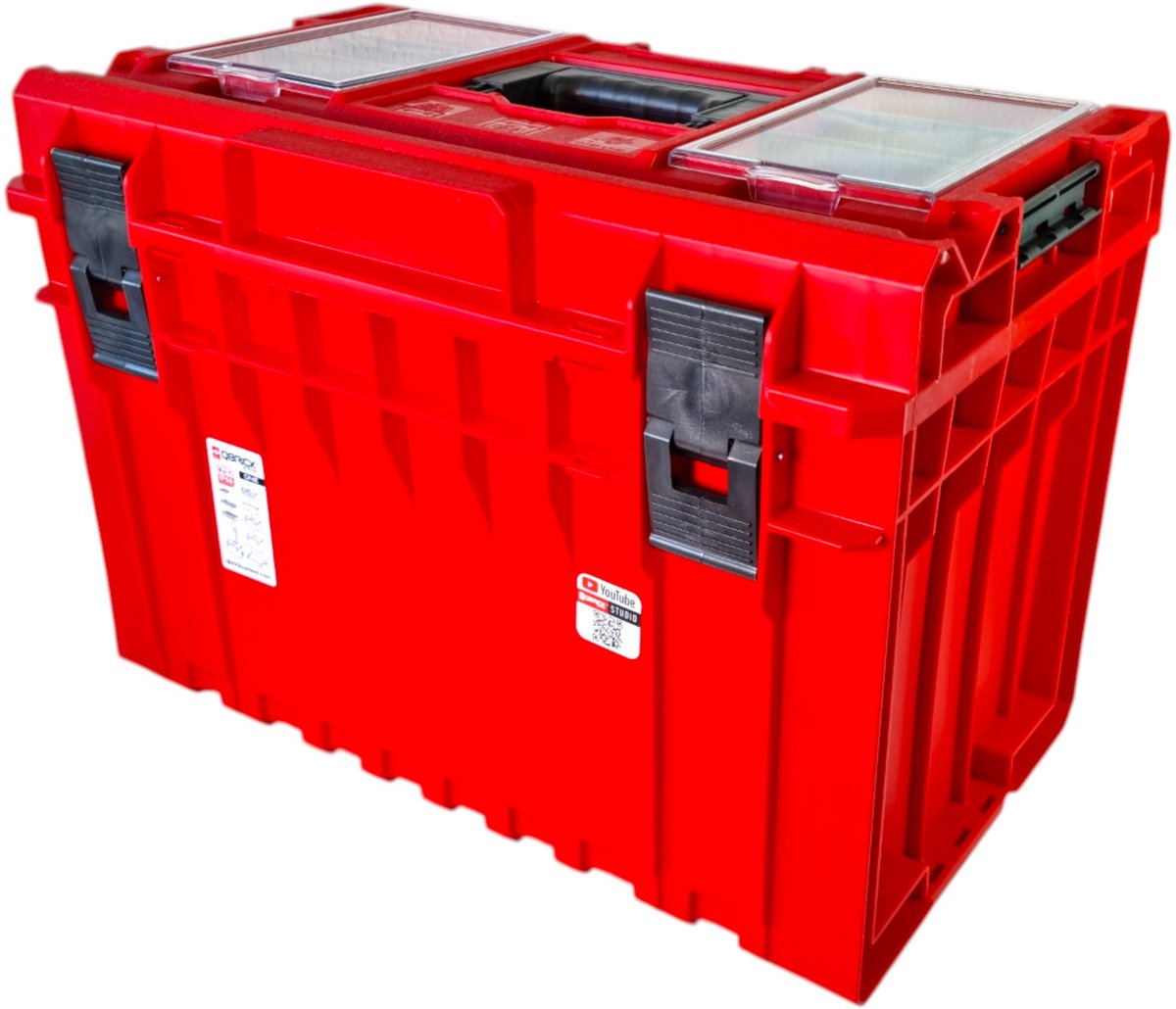 Qbrick System ONE 450 2.0 PROFI RED ULTRA HD Modulaire gereedschapskoffer 585 x 385 x 420 mm 52 l stapelbaar IP66