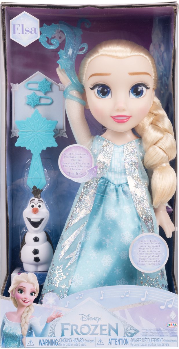 Disney Elsa Musical 38 Cm Pop Blauw Kinderen