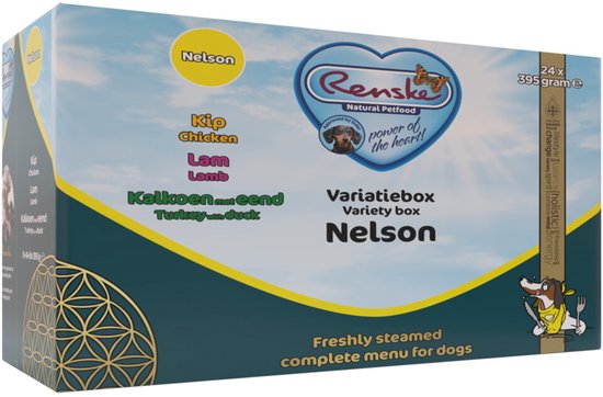 Renske Adult Multidoos Vers Vlees Maaltijd - Hondenvoer - 24x395 g
