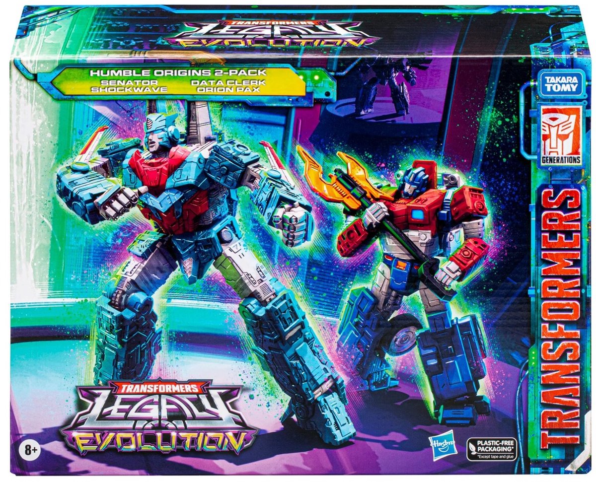 Transformers Legacy Evolution Senator Shockwave & Orion Pax