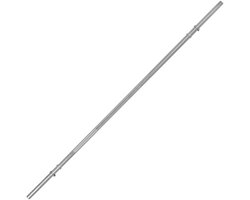 Tunturi Halterstang - Met Inbussluiters - 165cm -30mm diameter - Incl. gratis fitness app