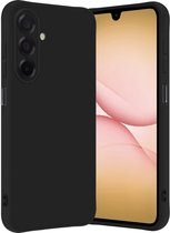 Coque compatible avec Samsung A17, coque arrière en Siliconen , compatible avec Samsung Galaxy A17, coque arrière Zwart