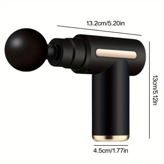 NCD Draagbaar Massageapparaat Massage Gun met 4