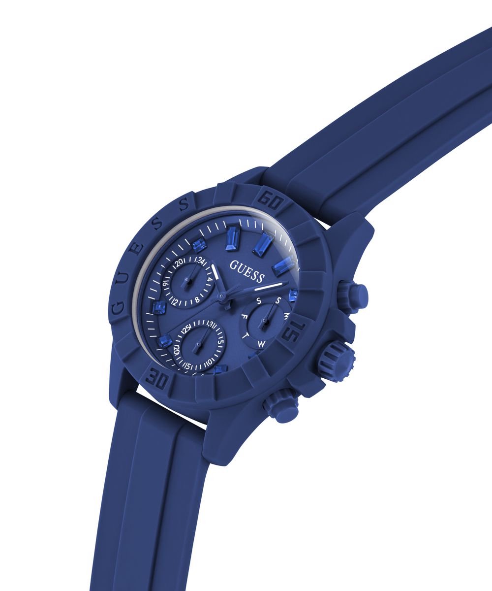 Guess Sportstar GW0775L4 Horloge - Siliconen - Blauw - Ø 38 mm