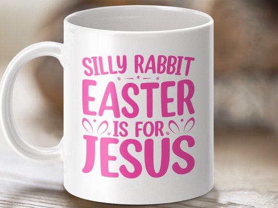 Mok Grappig Konijn Pasen is voor Jezus, Paasdag Mok, Paashaas Mok, Christelijke Pasen Cadeau, Paasdag Gift, Koffie Mok, Thee Mok
