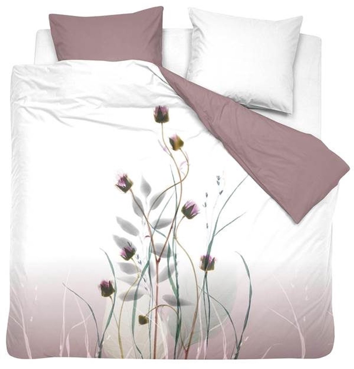 Cinderella Meadow Dekbedovertrek - Tweepersoons - 200x200/220 cm - Paars