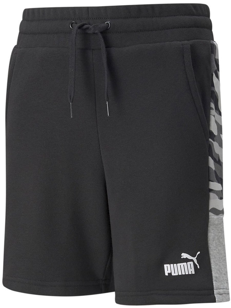 Puma Ess+ Camos Korte Broek 4-5 Years Kinderen Zwart