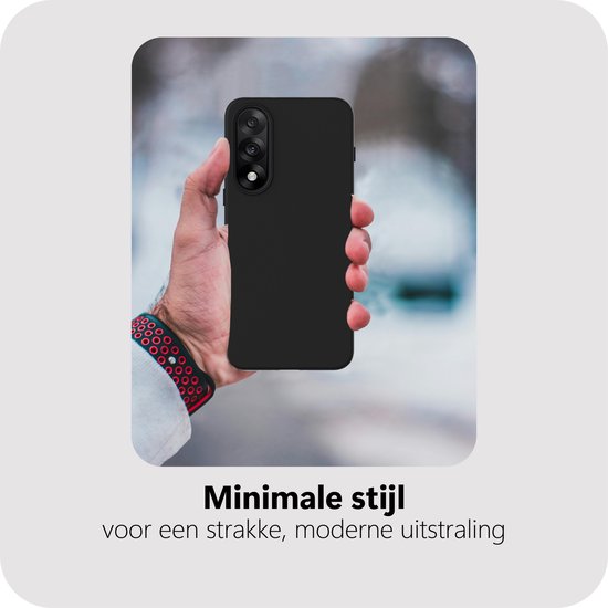 Coque Cazy compatible avec OnePlus Nord 5 - Coque souple en Siliconen - Zwart