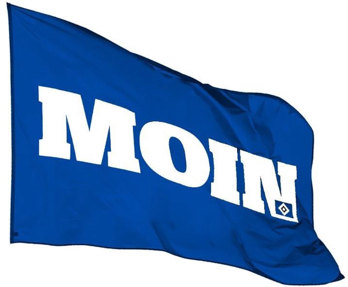 Hamburger SV Vlag MOIN 120x180 voetbal