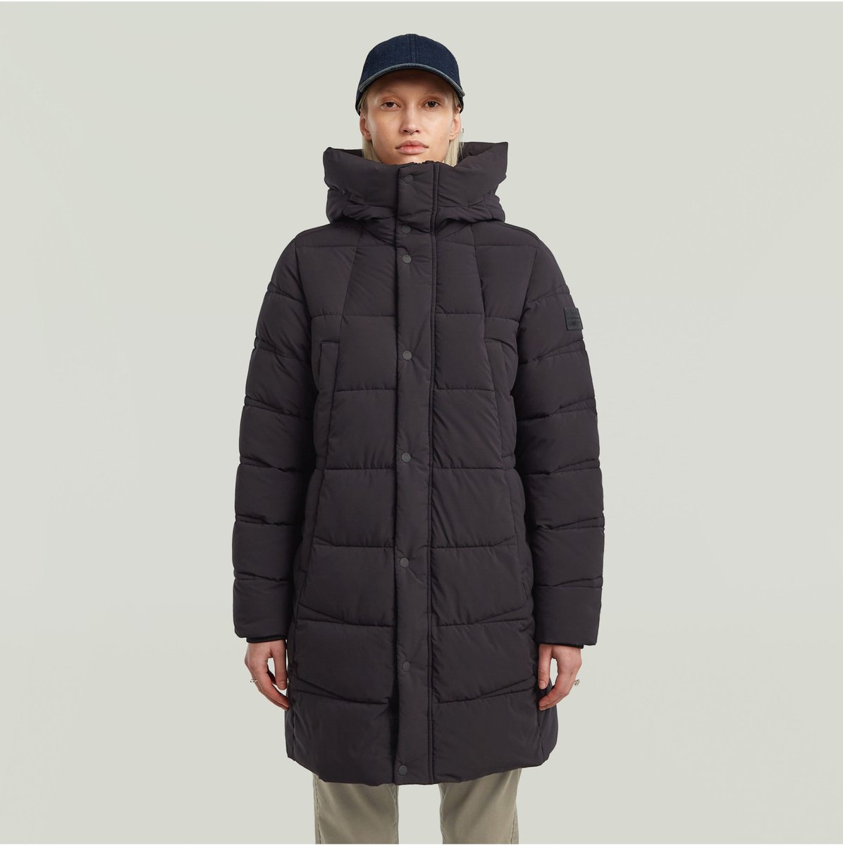 G-Star Whistler mid puffer wmn Dames Buitenjassen Zwart