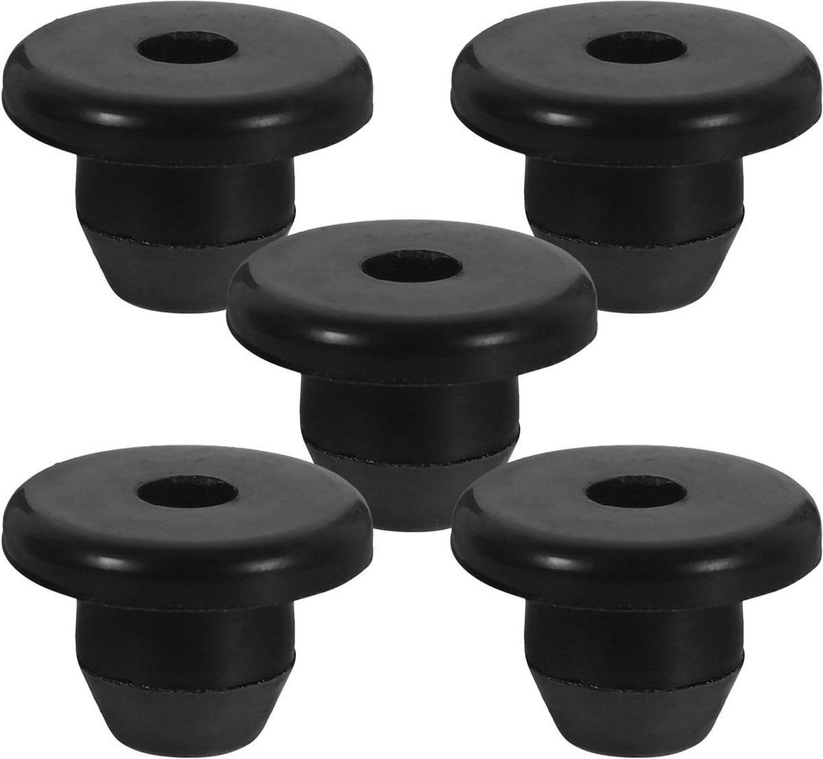 Allecto Plus - Set van 5 rubberen olievulstoppers voor flessenheffer en krik - hydraulische drukstang - oliecontainer accessoires