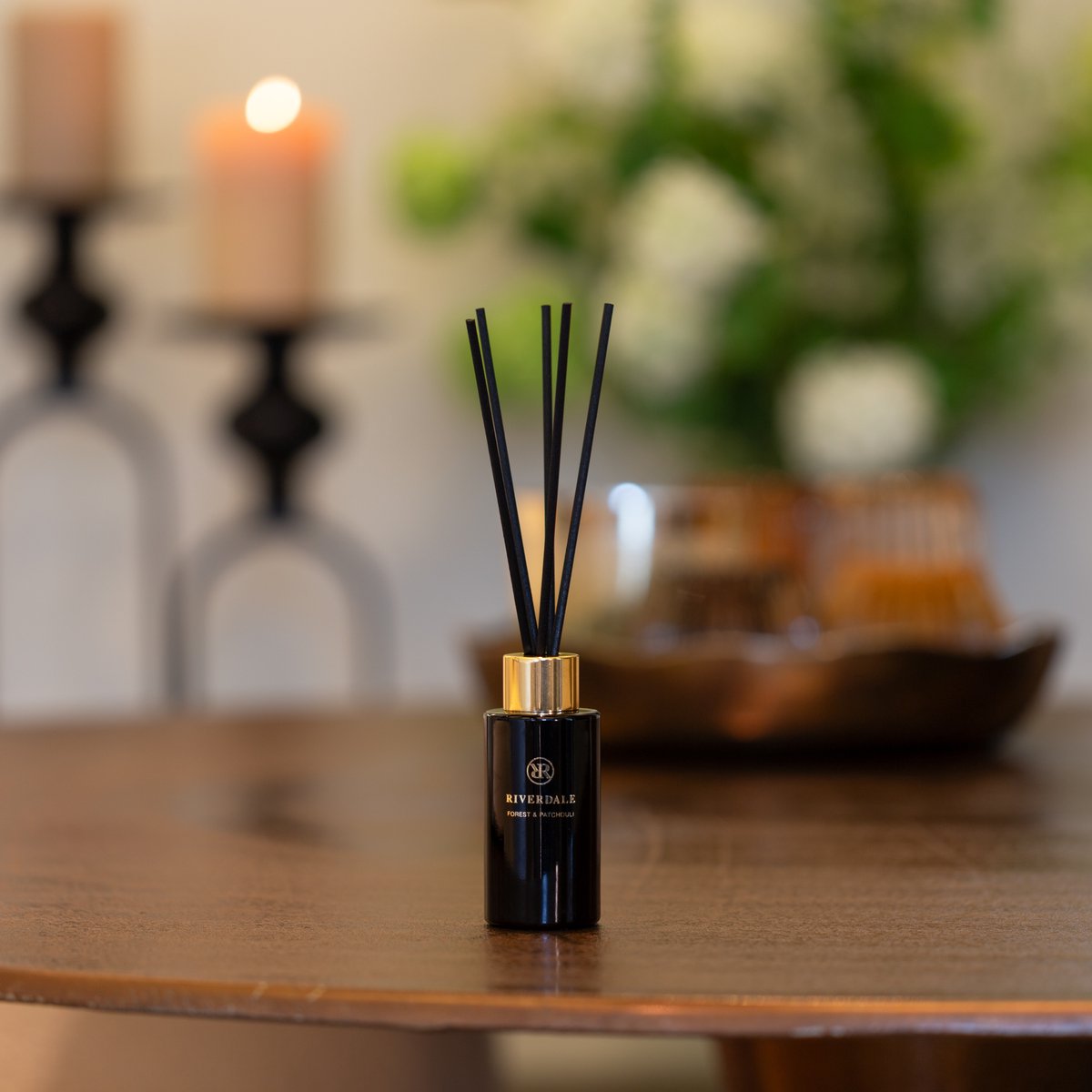 Geurstokjes Boutique - Forest & Patchouli zwart - 50 ml | van Riverdale — cadeau in Wonen & Interieur - foto 3