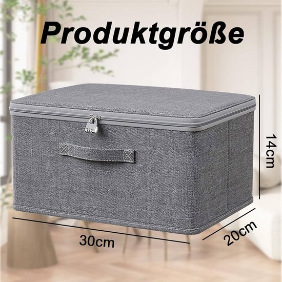 Neusu Heavy Duty opvouwbare opbergdoos met deksel - Super Jumbo XXL Neusu Heavy Duty opvouwbare opbergdoos met deksel - Super Jumbo XXL