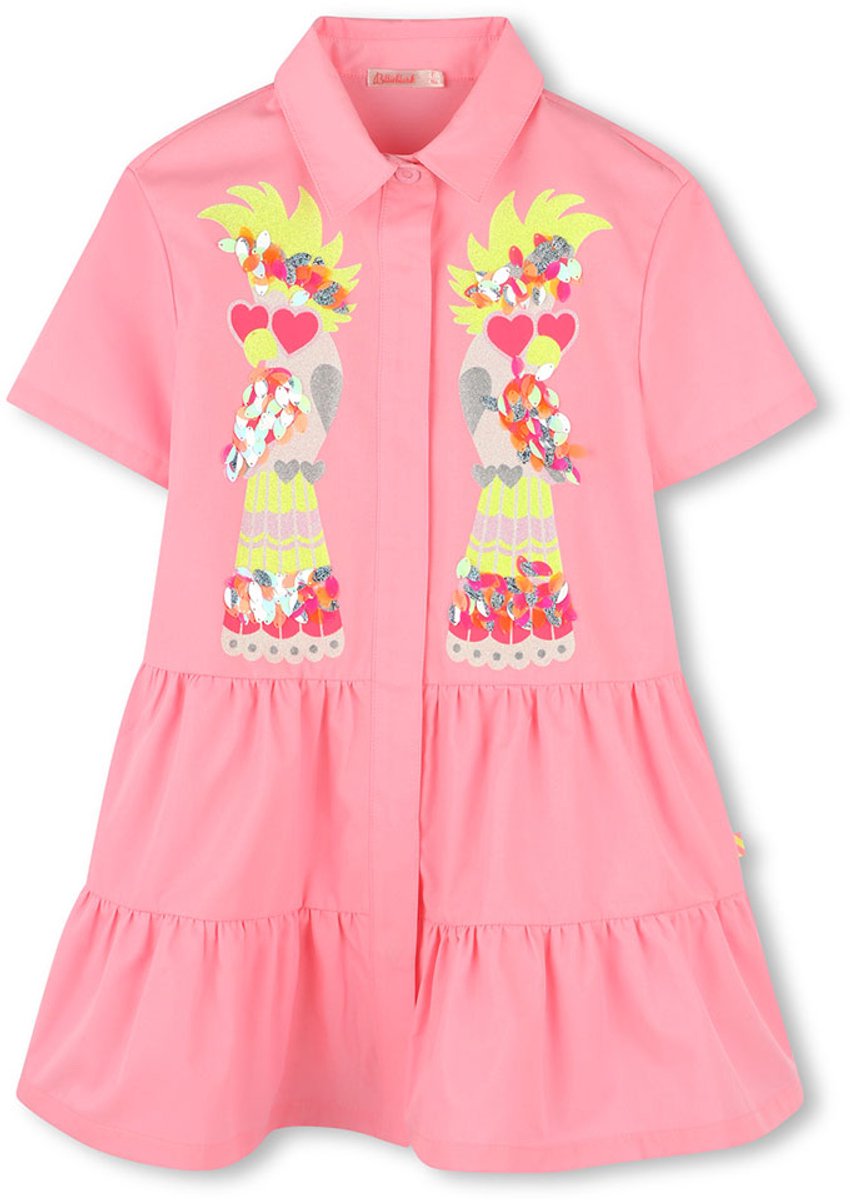 Billieblush U20963 Jurk Roze 12 Years Meisjes