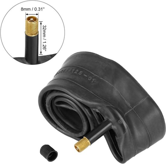 ECOVELO Lot De 2 Chambres à Air Vélo Enfant 14 X 1.75/1.90/2.125 - Valve Schrader 34mm - Butyle Haute Étanchéité