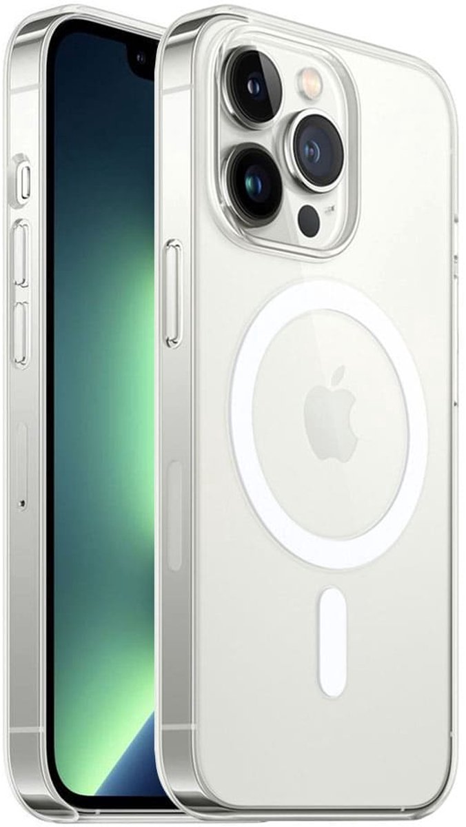 Casify Doorzichtig Hoesje geschikt voor MagSafe iPhone 13 Pro Hoesje - Transparant