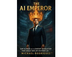 Omslag van The AI Emperor: Sam Altman and the ChatGPT Revolution That Could Save or Destroy Us