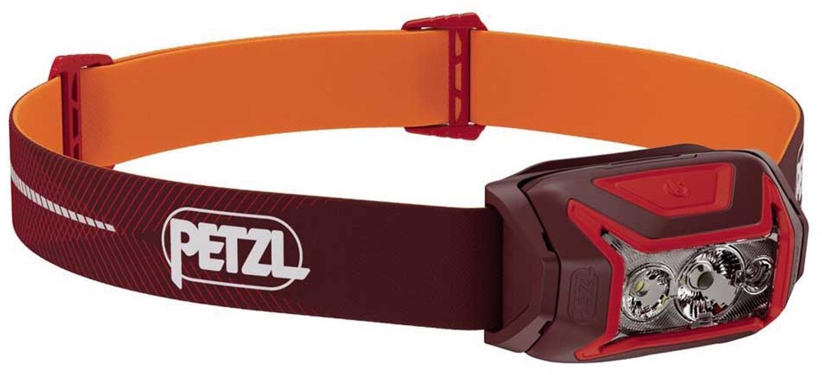Petzl Actik Hoofdlamp Rood