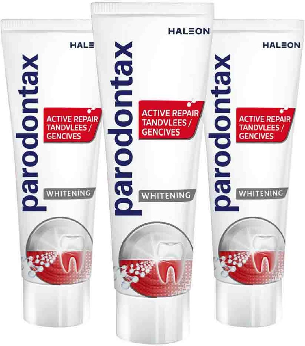 Parodontax Active Repair Tandvlees Whitening - 3 x 75 ml - Voordeelverpakking