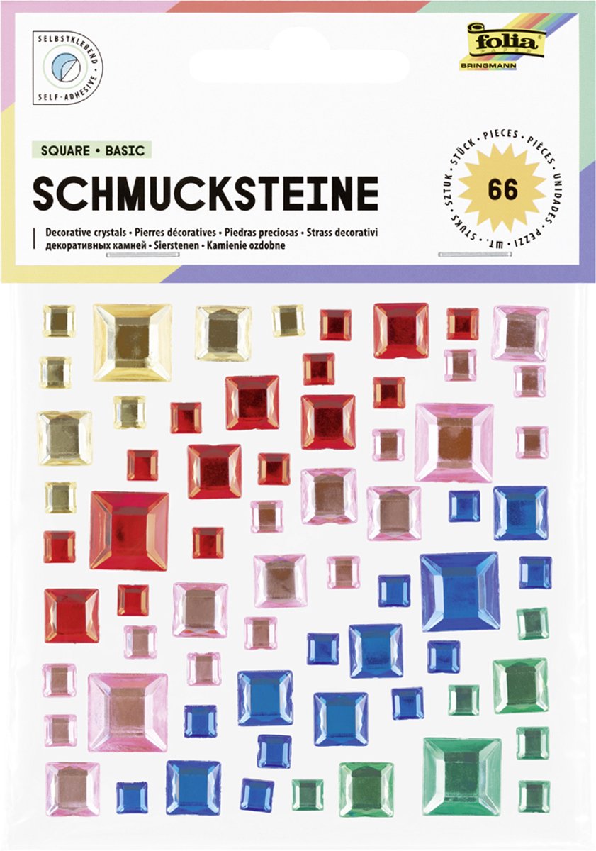 folia sierstenen SQUARE BASIC, zelfklevend