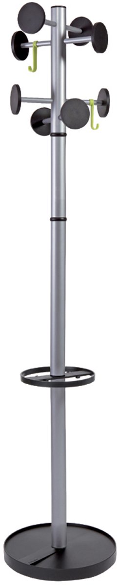 Kapstok 'STAN3', 8 haken, zwart