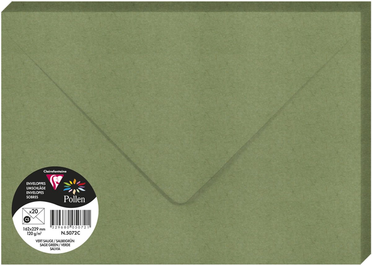 CLAIREFONTAINE C5 Gold 120g - Opakowanie 20 sztuk