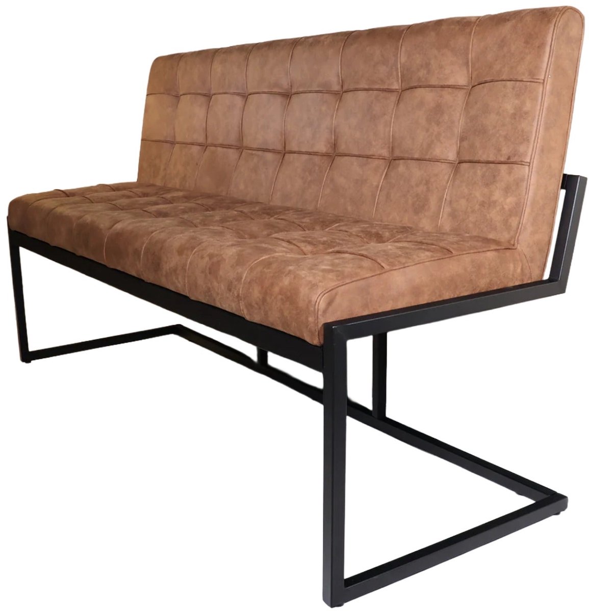 Lizzely Garden & Living Eetkamerbank 160cm Vito bruin microvezel eetbank
