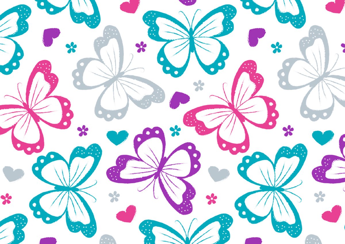 SUSY CARD Cadeaupapier 'Farfalle' op rol
