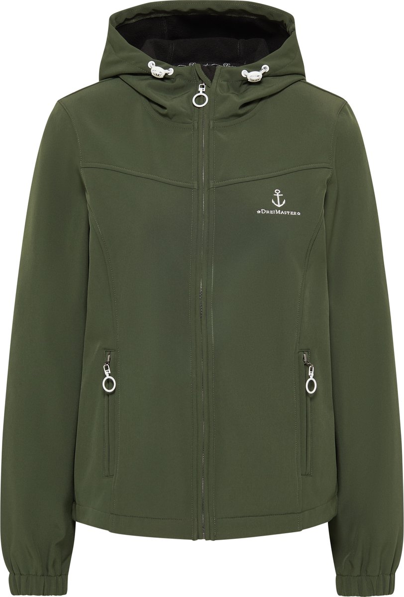 DreiMaster softshell jas 3MASTER Dennengroen