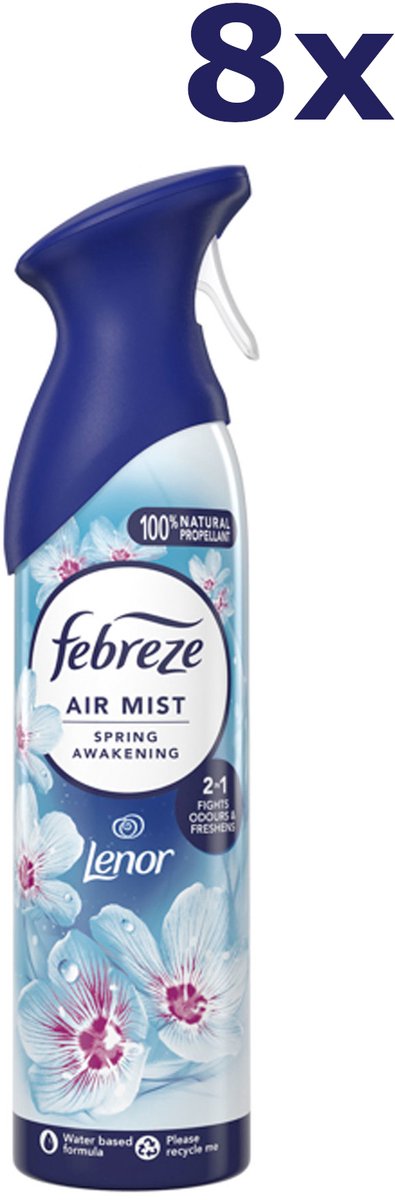 8x Febreze luchtverfrisser 185ml Spring Awakening