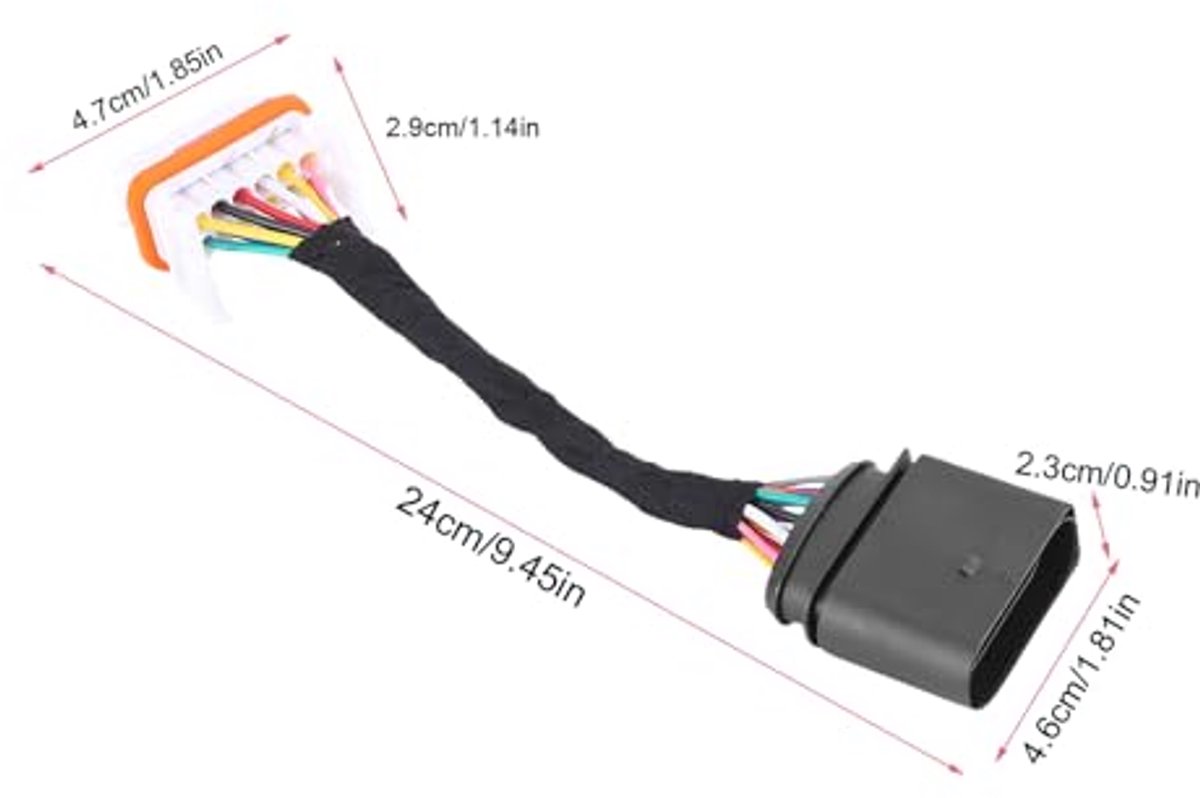 7L6971071A Xenon Koplamp Draad Harnas - Compatibel met VW Touareg - Hoogwaardige Plastic Aansluiting