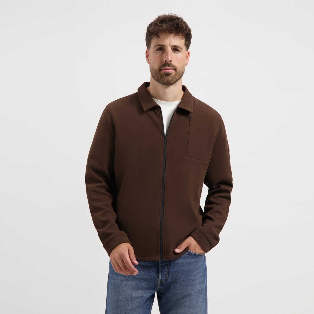 Travelin' Niko Heren - Outdoor overshirt - Bruin