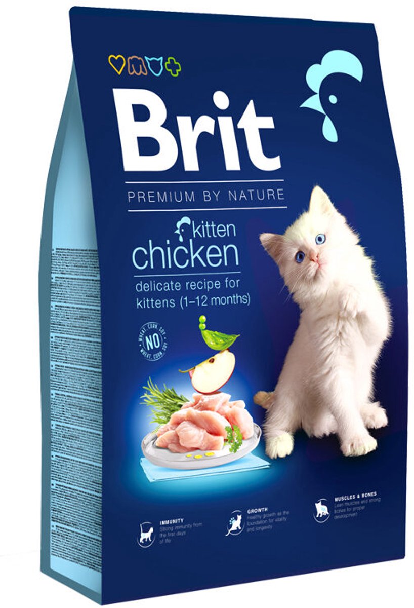 Brit Brit Premium by Nature Cat - Kitten Chicken 1,5 kg