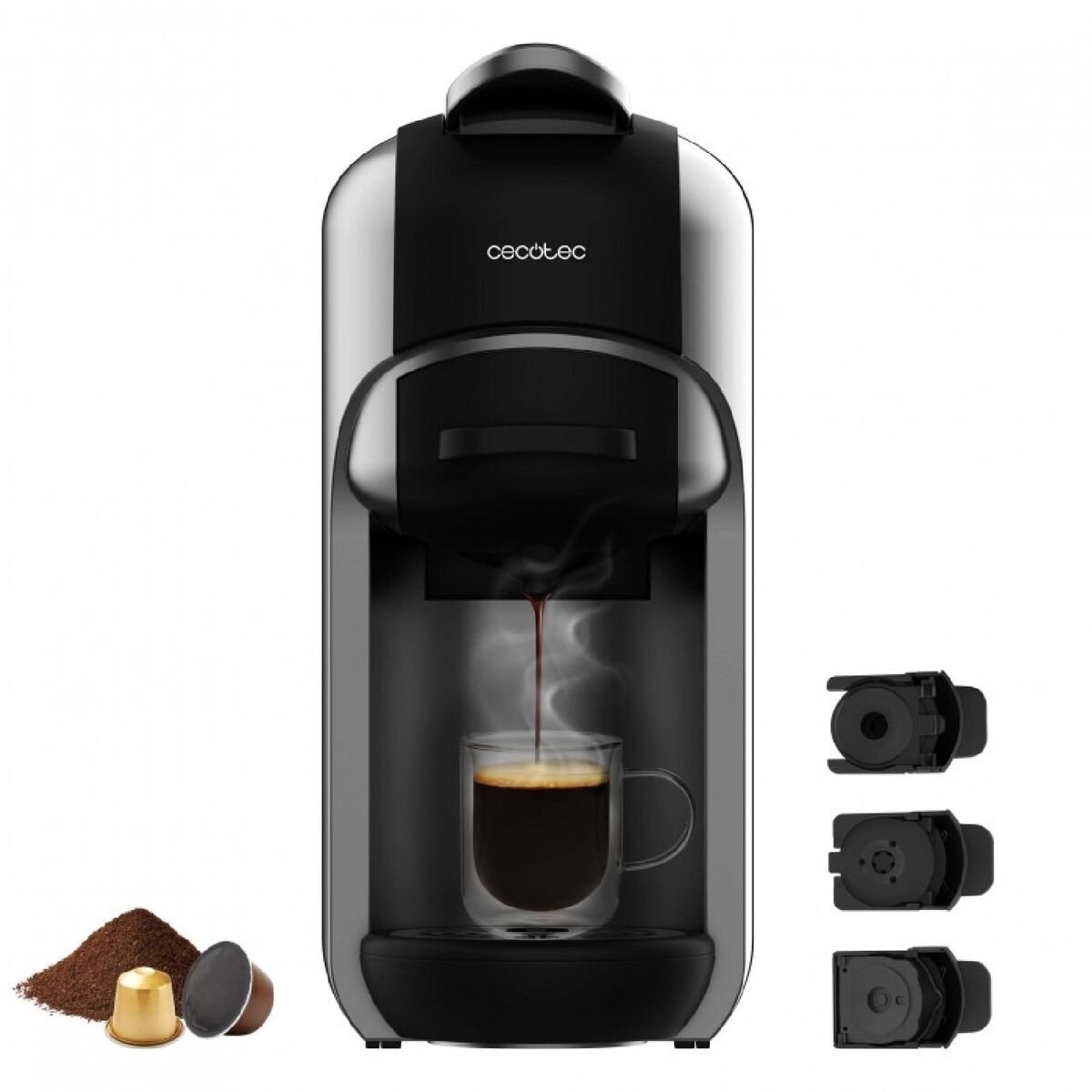 Capsule Koffiemachine Cecotec FreeStyle Compact 1450 W Zwart 19 bar 600 ml