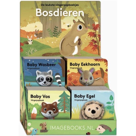 Imagebooks Vingerpopboekje Baby Egel van Inbeelding — afbeelding 2