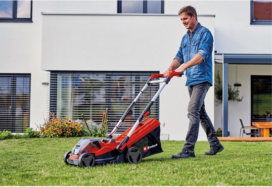 Einhell RASARRO 36/34 (2x3,0Ah) Power X-Change Grasmaaier Accu In hoogte verstelbare greep met klapfunctie, Incl. 2 acc van Einhell — afbeelding 2