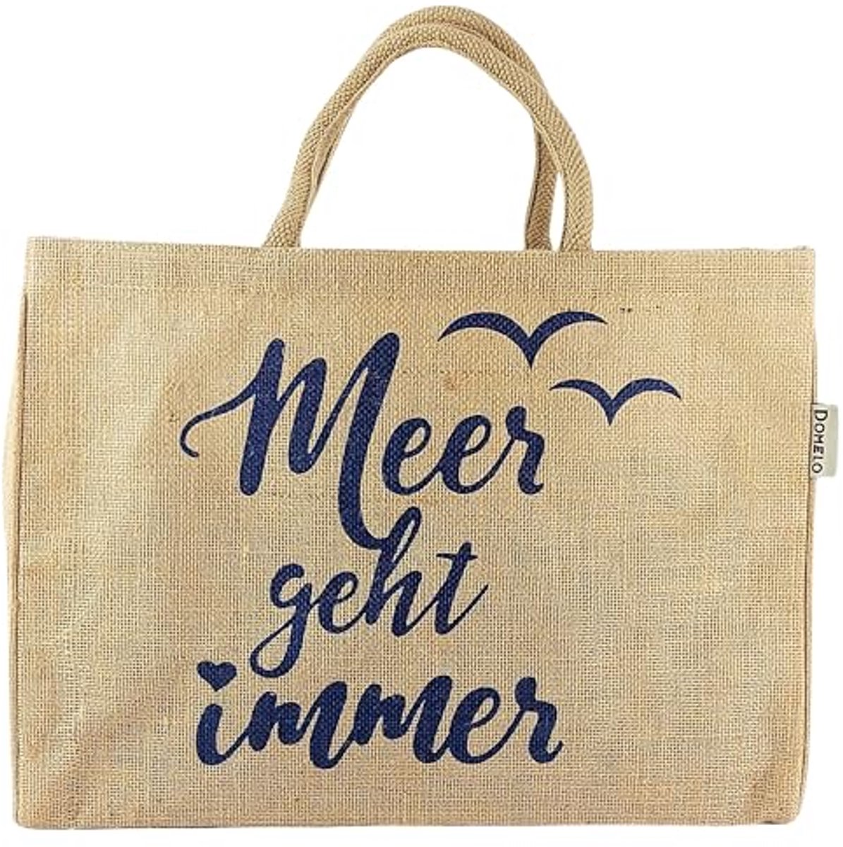 Grote Jute Boodschappenmand Dames – Vegan Shopper – Duurzame Tas XXL