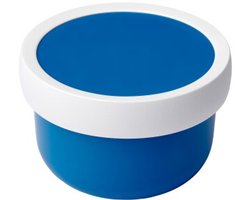 Mepal fruitbox Campus - 300 ml - Inclusief fruitvorkje - Sluit goed af - Snackdoosje - Blue