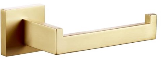 Gouden Toiletrolhouder Met Telefoonhouder - WC Rolhouder - RVS