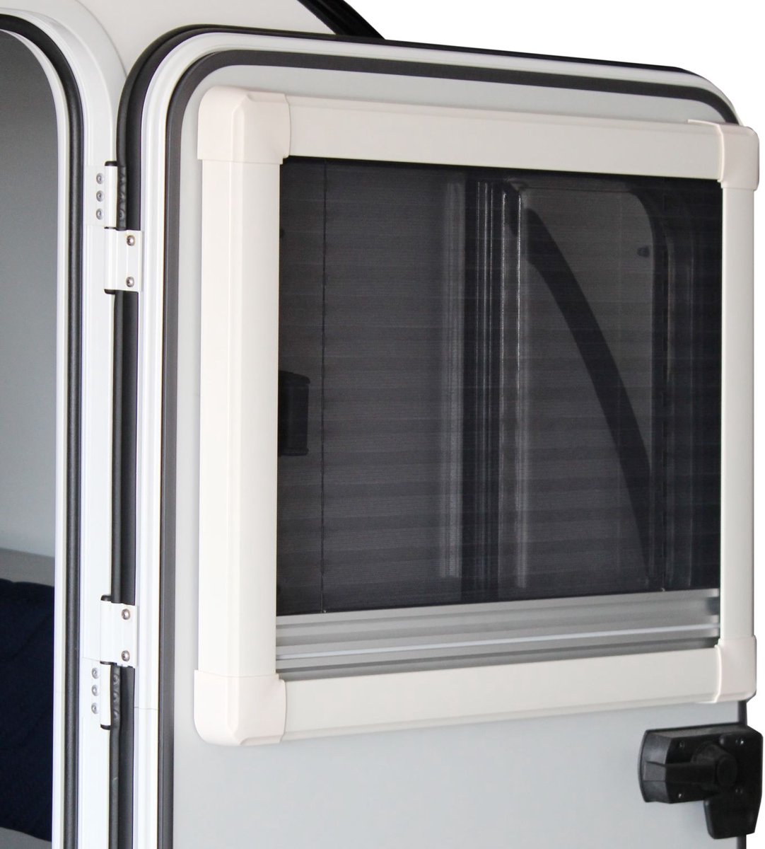 Schuifraam Caravan 450x500mm Polyplastic Duoplissé - links
