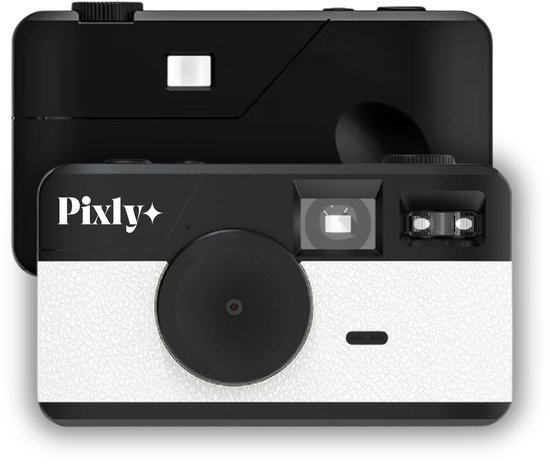 Pixly Smart Retro Camera - Schermloos - Oplaadbaar - Oneindig foto's - 8MP - Duurzaam - Ingebouwde flits - Vintage - Digitale camera