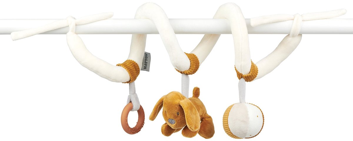 Nattou Charlie - Boxspiraal - Speel Spiraal - Wagenspanner - 30 x 15 cm